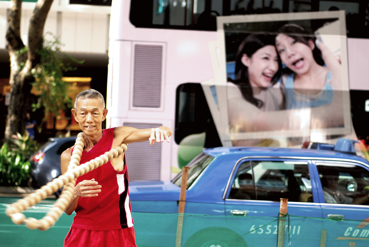 Orchard Road Busker